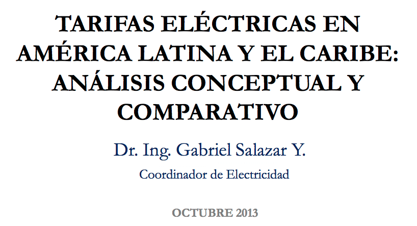 Gabriel Salazar Yépez, Coordinador Electricidad, Organización  Latinoamericana de Energía (OLADE)